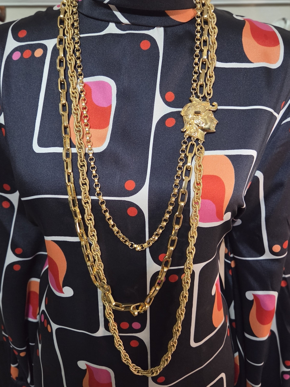 ⚜️ Lucien Piccard Vintage Statement Necklace